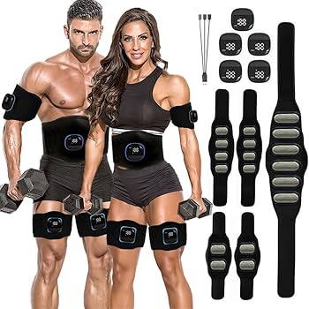 Amazon.co.jp: EMS 腹筋ベルト 最強モデル ジェルシート不要 腹筋