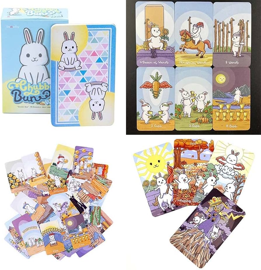 Amazon.co.jp: Jinmoioy タロットカード 78枚 ウサギ Tarot Oracle