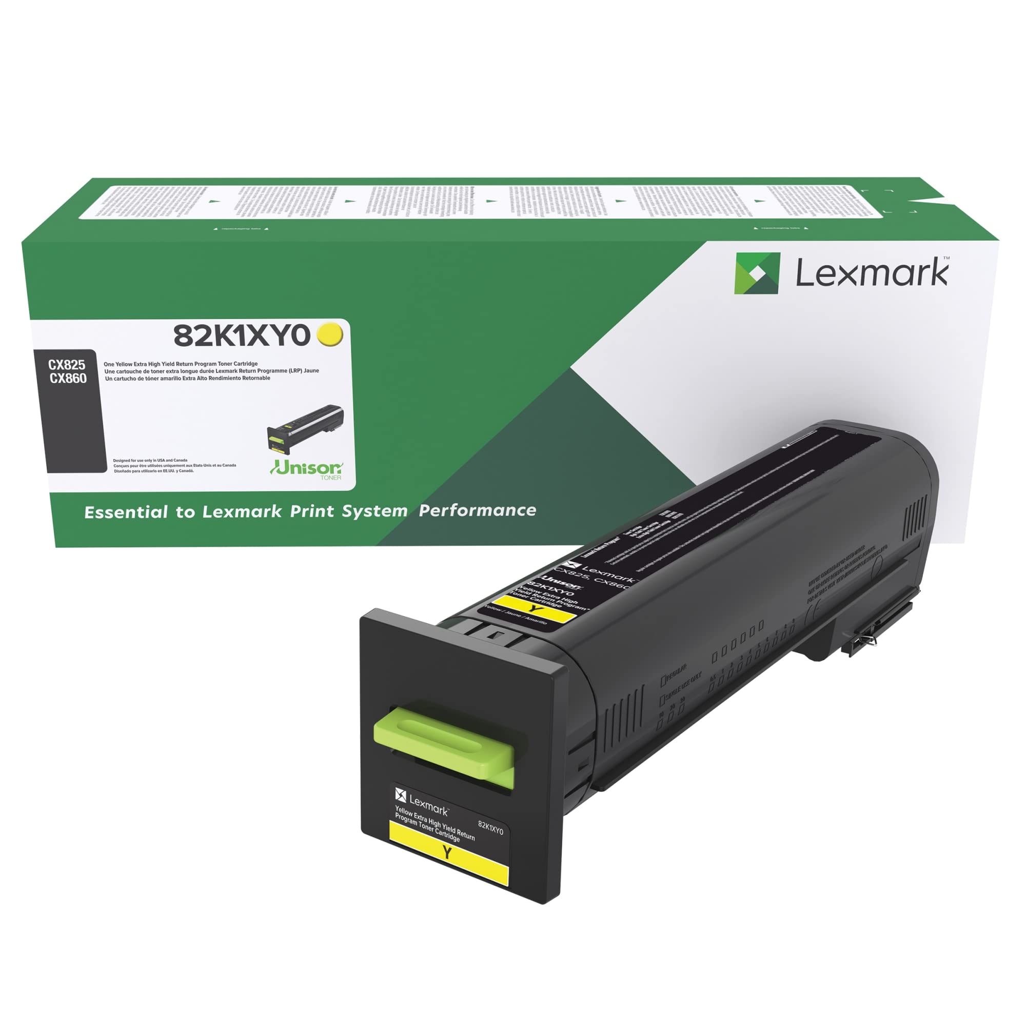 Amazon.com: Lexmark 82K1XY0 CX825, CX860 Yellow Extra High Yield