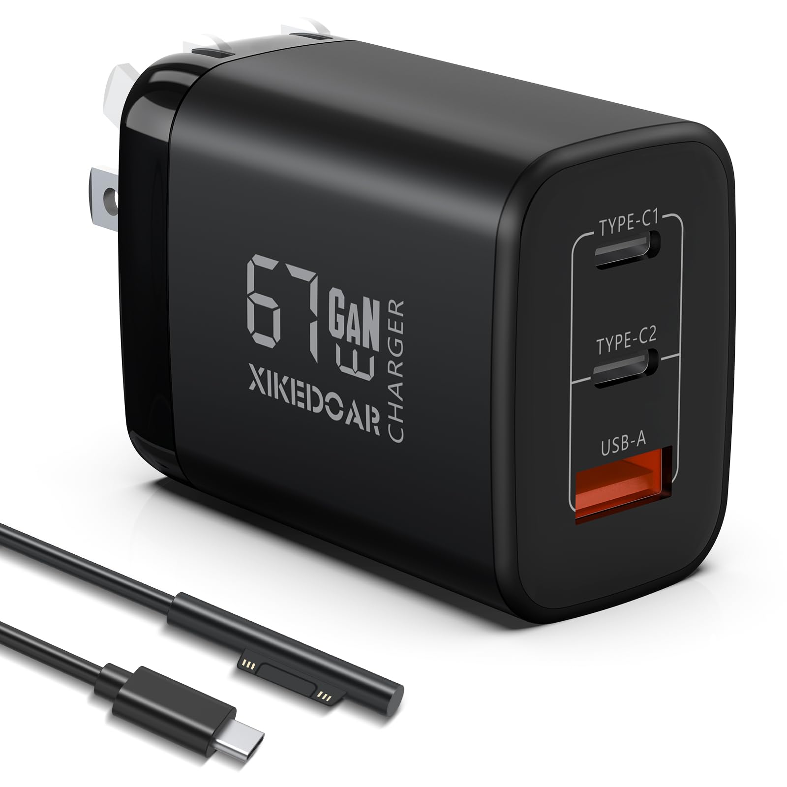 Amazon.co.jp: Surface 充電器 67W/65W/45W PD急速充電 サーフェス充電