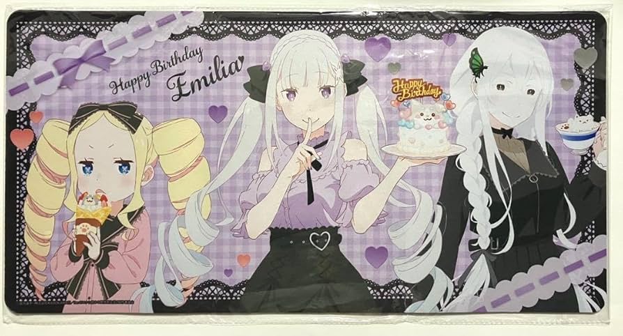 Amazon.co.jp: エミリア エキドナ ベアトリス Re ゼロ リゼロ ラバー