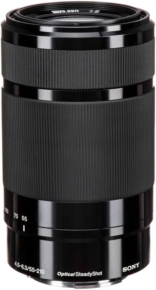 Sony E Mount E 55 210mm F4.5 6.3 OSS APS-C Lens (SEL55210