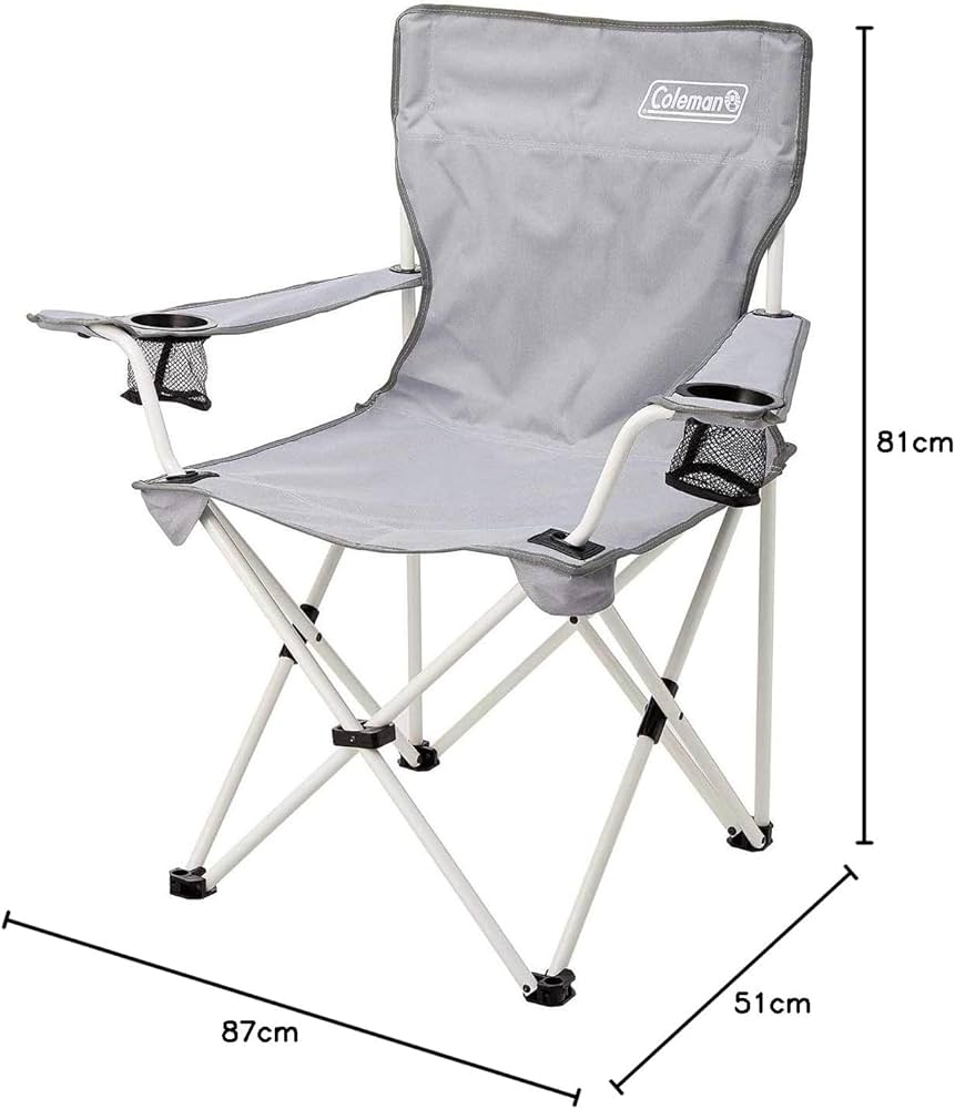 Amazon.co.jp: Coleman(コールマン) チェア リゾートチェア グレー