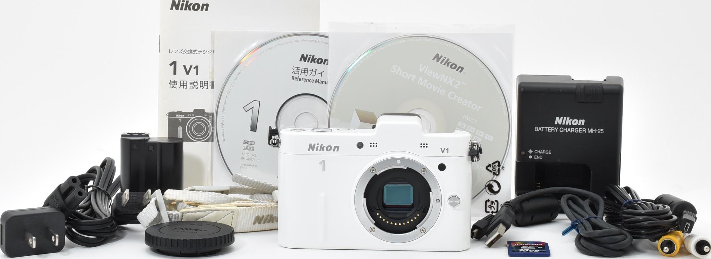 Amazon | Nikon 1 V1 ボディ ホワイト | ミラーレス一眼 通販