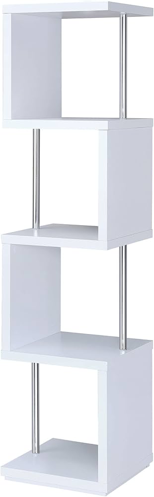 Amazon.com: Coaster Home Furnishings Baxter 67-inch 4-Shelf