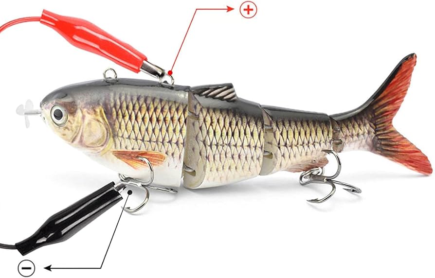 Amazon.co.jp: ルアー 自動水泳釣りルアー ロボット水泳釣りルアー USB