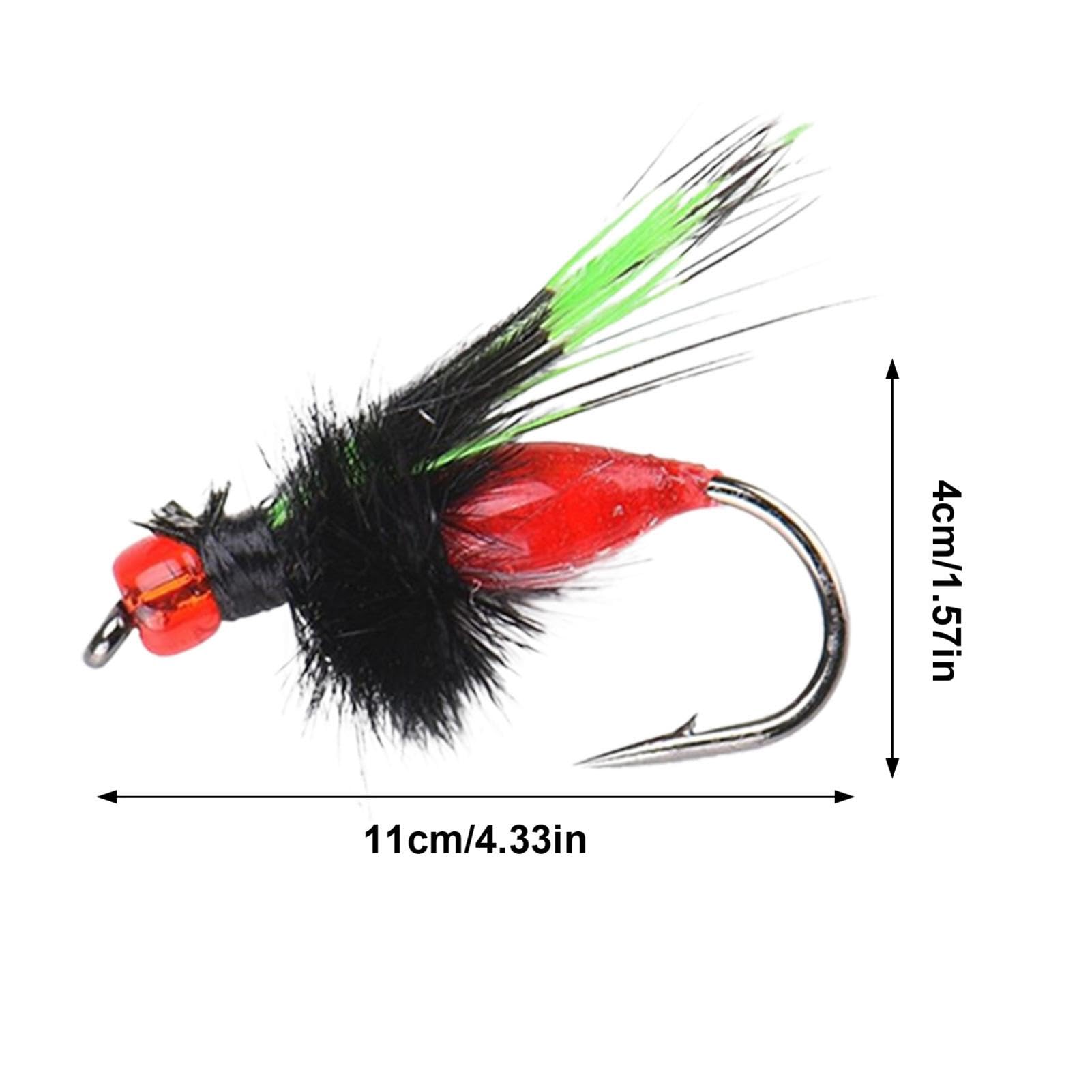 Amazon.co.jp: Wuasrgih ドライフライフィッシングフライ、フライ