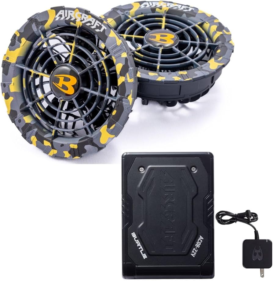 Amazon.co.jp: BURTLE バートル ファンユニット【限定カラー:イエロー