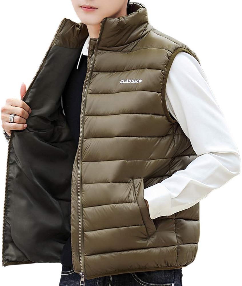 Amazon | [Butrends] ダウンベスト メンズ 中綿ベスト 軽量 防寒