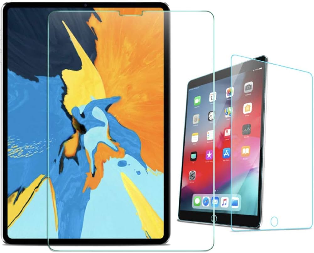 Amazon | 強化ガラス画面保護フィルム 10.2インチ iPad7[第7世代 A2197