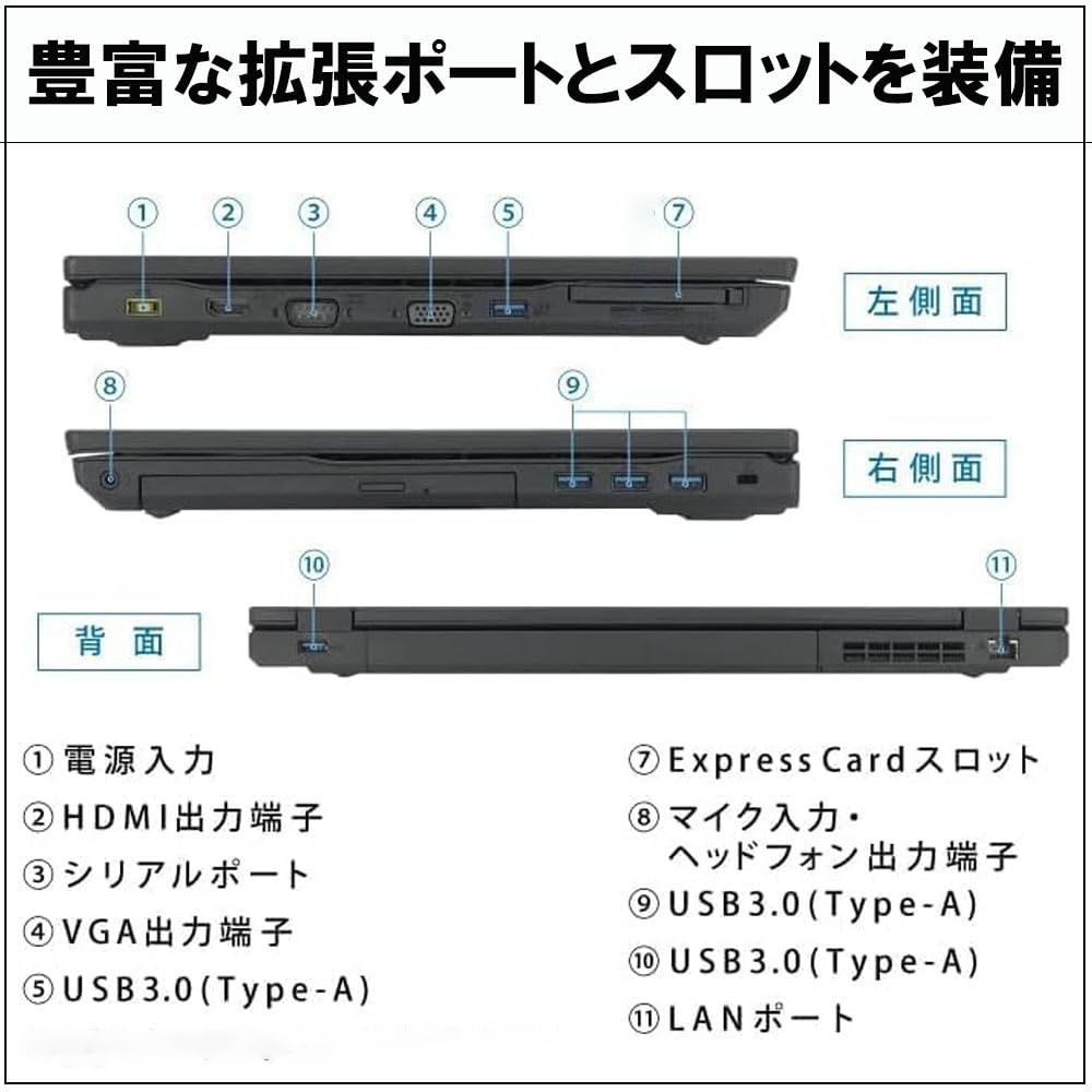 Amazon.co.jp: 【爆速メモリ16GB】中古ノートパソコン nec VKTシリーズ