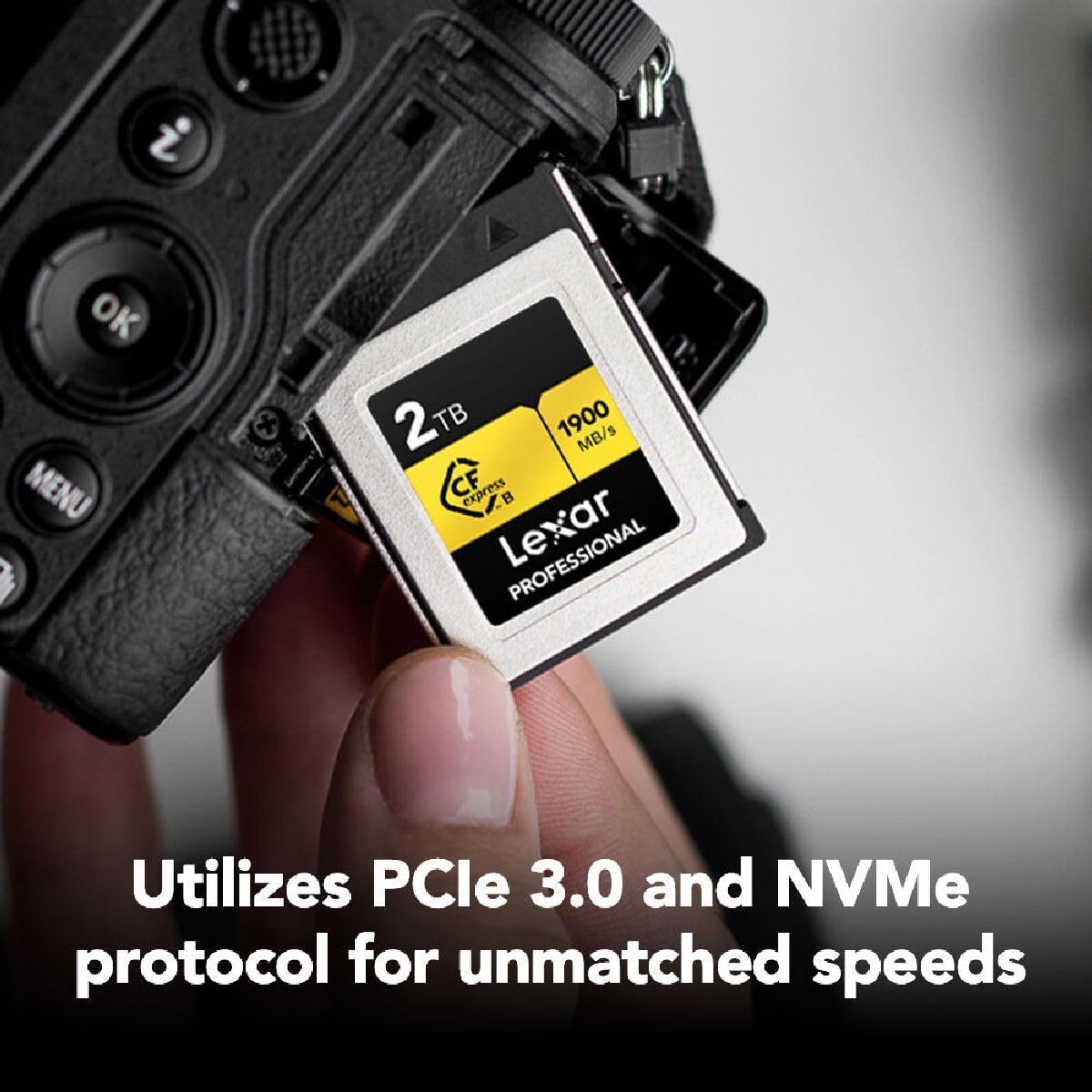 Amazon | Lexar CFexpressカード Type-B 2TB GOLD 最大読出速度1900MB