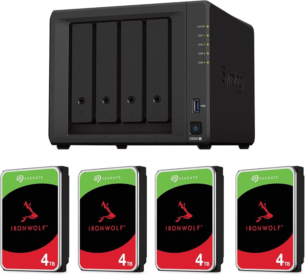 Amazon | 【NAS HDDセット】Synology DS923+ & Seagate HDD [4ベイ