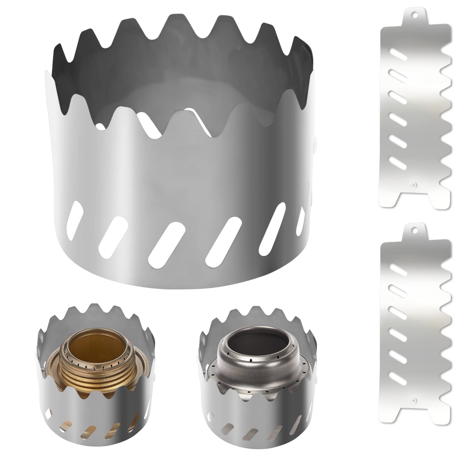 Amazon.co.jp: 【Charming Decoration】アルコールストーブ 風防兼五徳