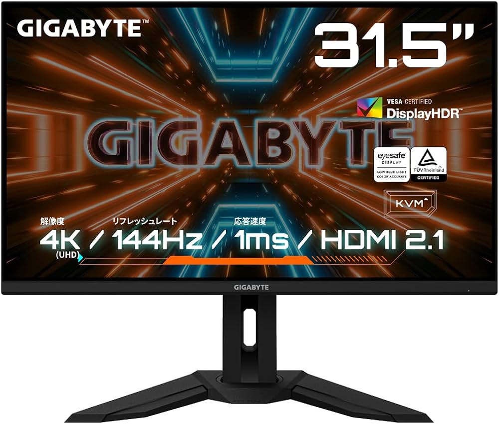 Amazon.co.jp: GIGABYTE ゲーミングモニター 31.5インチ UHD 平面