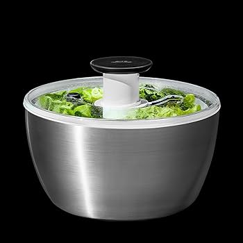 Amazon｜OXO オクソー サラダスピナー 野菜水切り器 ステンレス サラダ