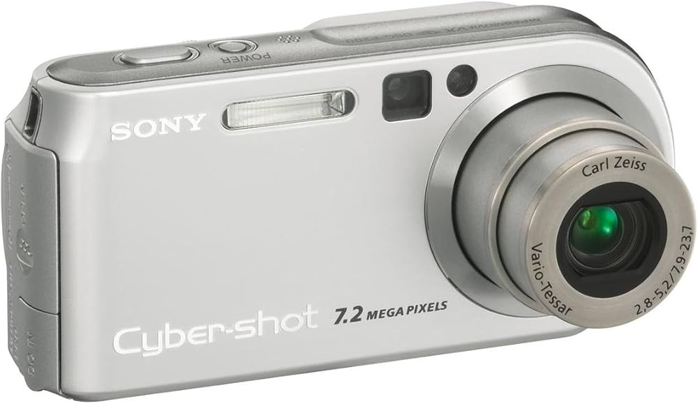 Sony DSC-P200 Digital Camera (7MP, 3x Optical Zoom) - Black