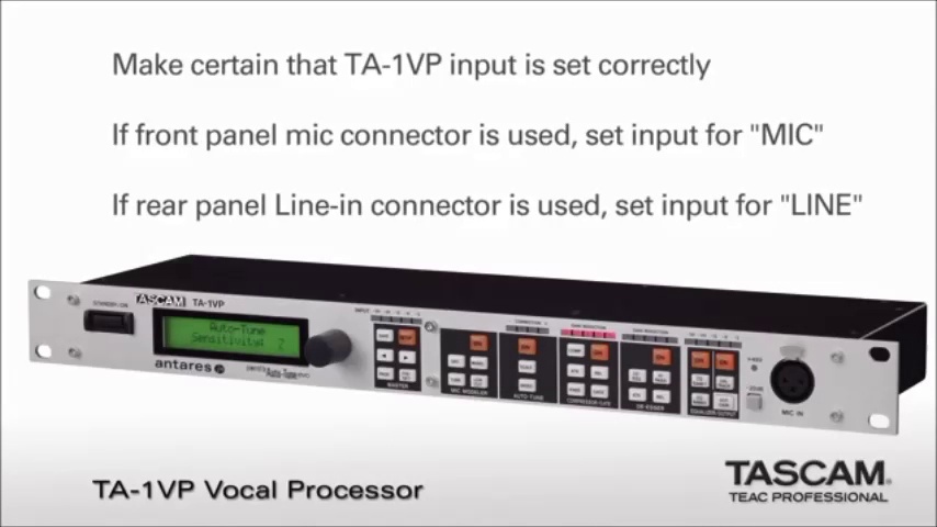 Amazon.com: Tascam TA-1VP Rackmount Vocal Producer Processor With
