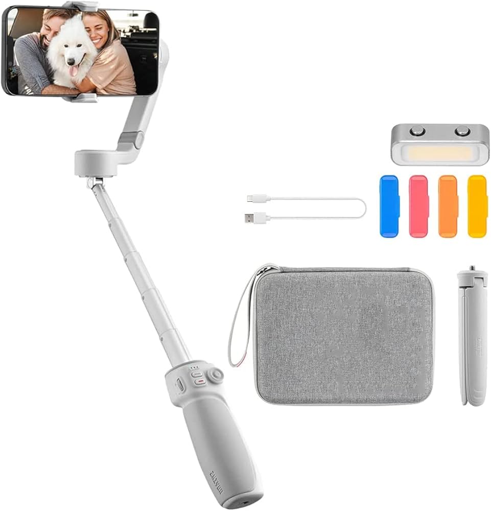 ZHIYUN Smooth-Q4 COMBO スマホ用ジンバル グレー Amazon.co.jp