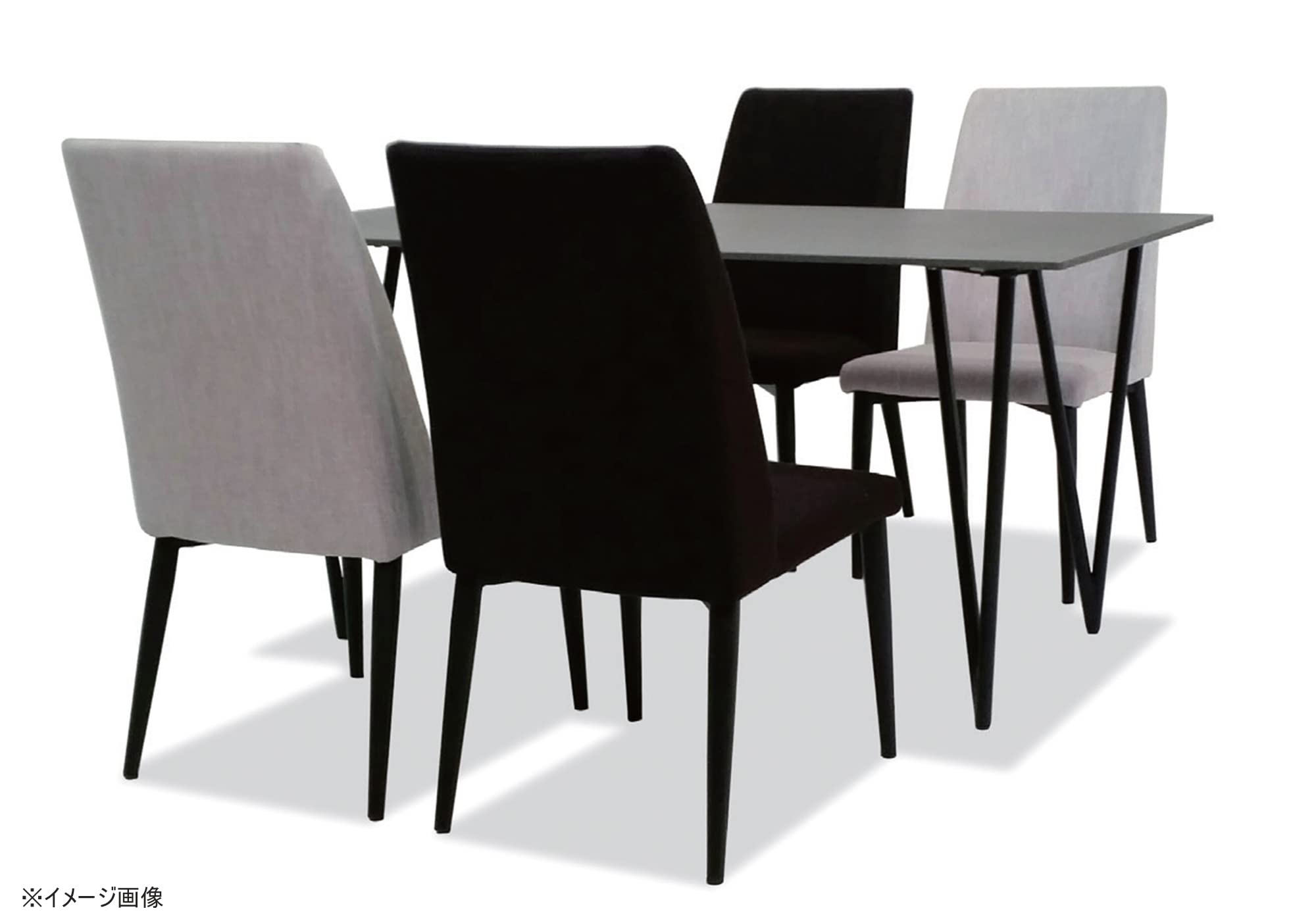 Amazon.co.jp: TARNY(ターニー) ダイニングチェア 2脚セット ブラック