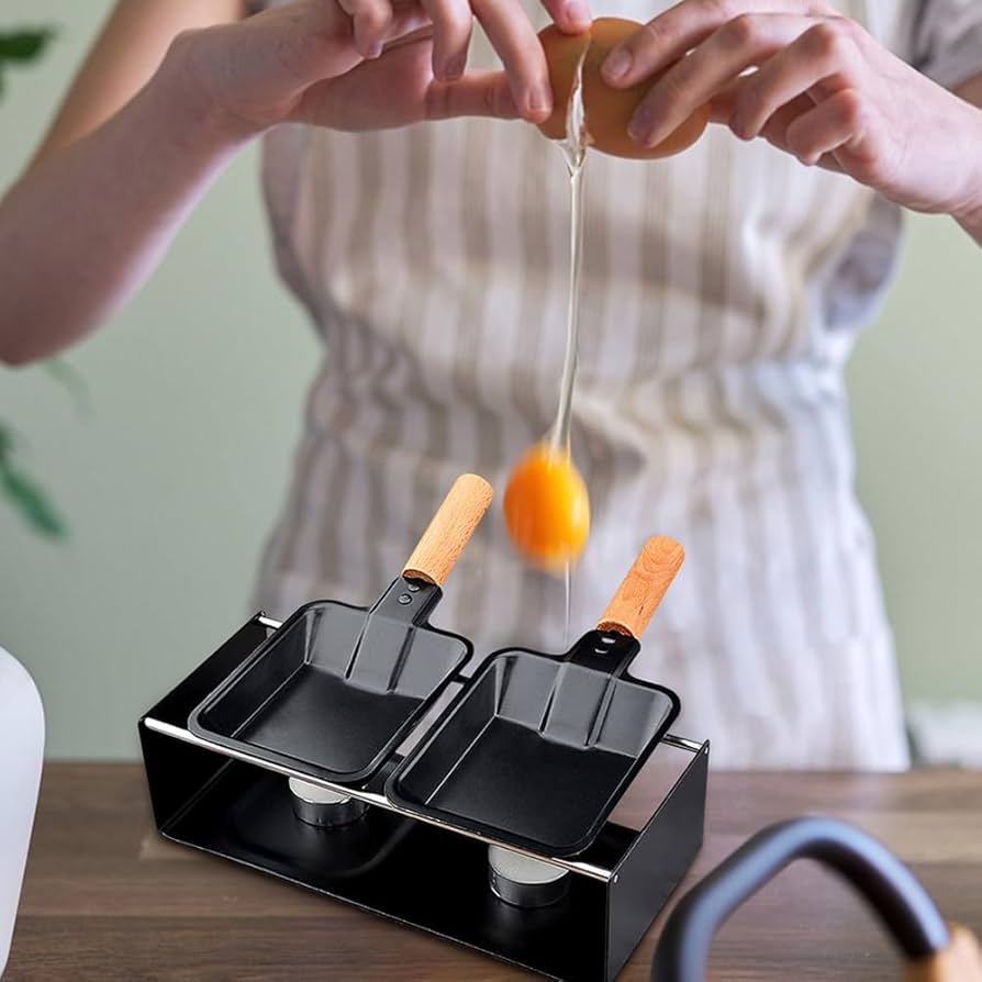 Amazon.co.jp: FUYTERY の小型ラクレット チーズの溶ける鍋セット