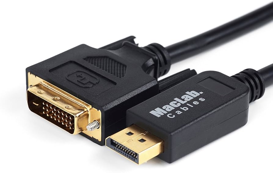 Amazon.co.jp: MacLab. Displayport DVI 変換 ケーブル 1.8m DVI-D
