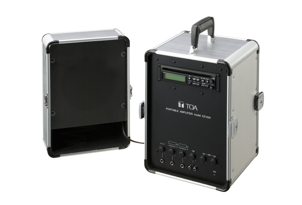 Amazon | TOA 移動用PAアンプ 20W スピーカー付 KZ-25A | PAセット