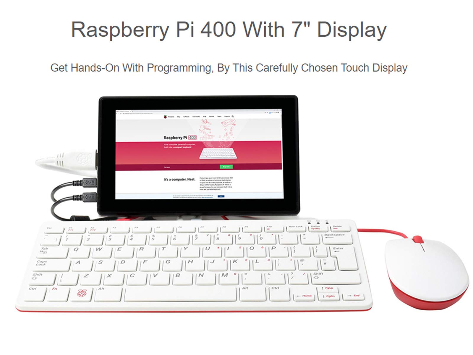 Amazon.co.jp: Waveshare Pi400キット Raspberry Piに対応 7インチHDMI