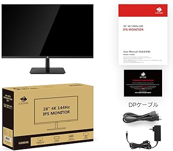 Amazon.co.jp: Z Z-Edge(ゼロエッジ) 4Kモニター 28型 ゲーミング