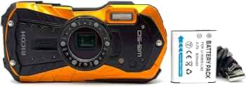 Amazon | RICOH 防水デジタルカメラ RICOH WG-50 オレンジ 防水14m耐