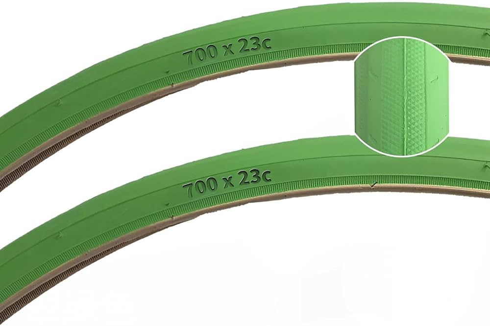 Amazon | 700 23c タイヤ 2本セット カラータイヤ 700 x 23c ロード