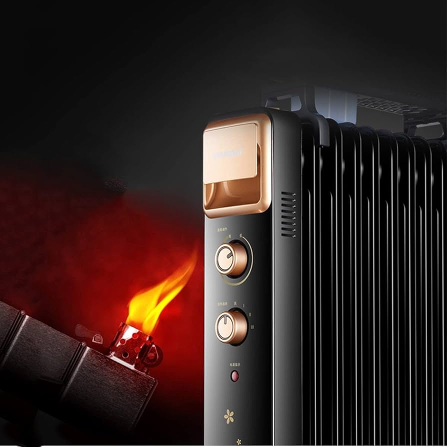 Amazon.co.jp : 2KWポータブル電気オイル充填ラジエーターヒーター