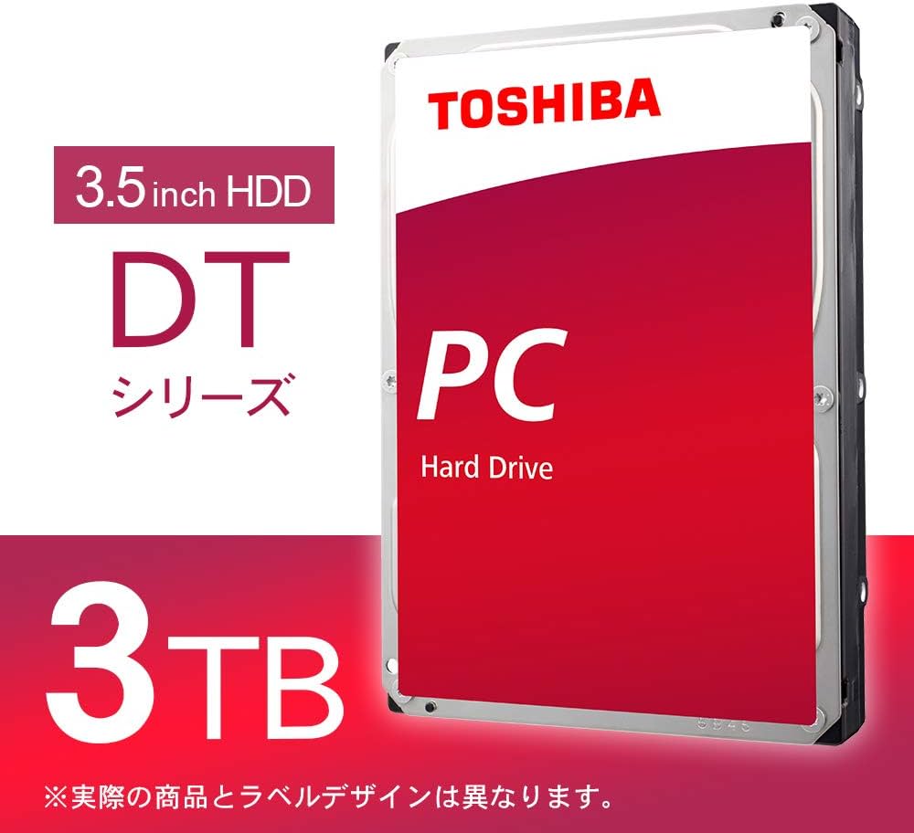 Amazon | 東芝 内蔵HDD 3.5インチ 3TB PCモデル DT01ACA300-2YW 【国内