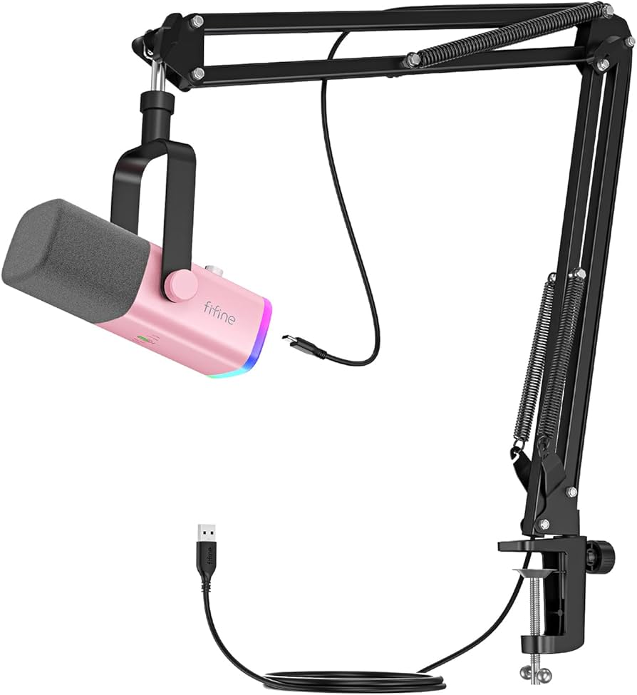 Amazon.co.jp: FIFINE XLR/USB ゲーミングマイクセット ストリーミング