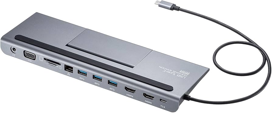 Amazon.co.jp: サンワサプライ ドッキングステーション/ハブ 11in1 USB