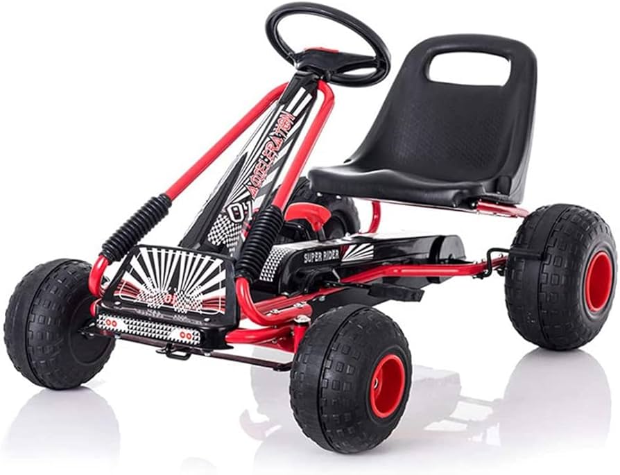 Amazon.co.jp: 足こぎ ペダルカート ゴーカート 4輪 乗用玩具 子供用