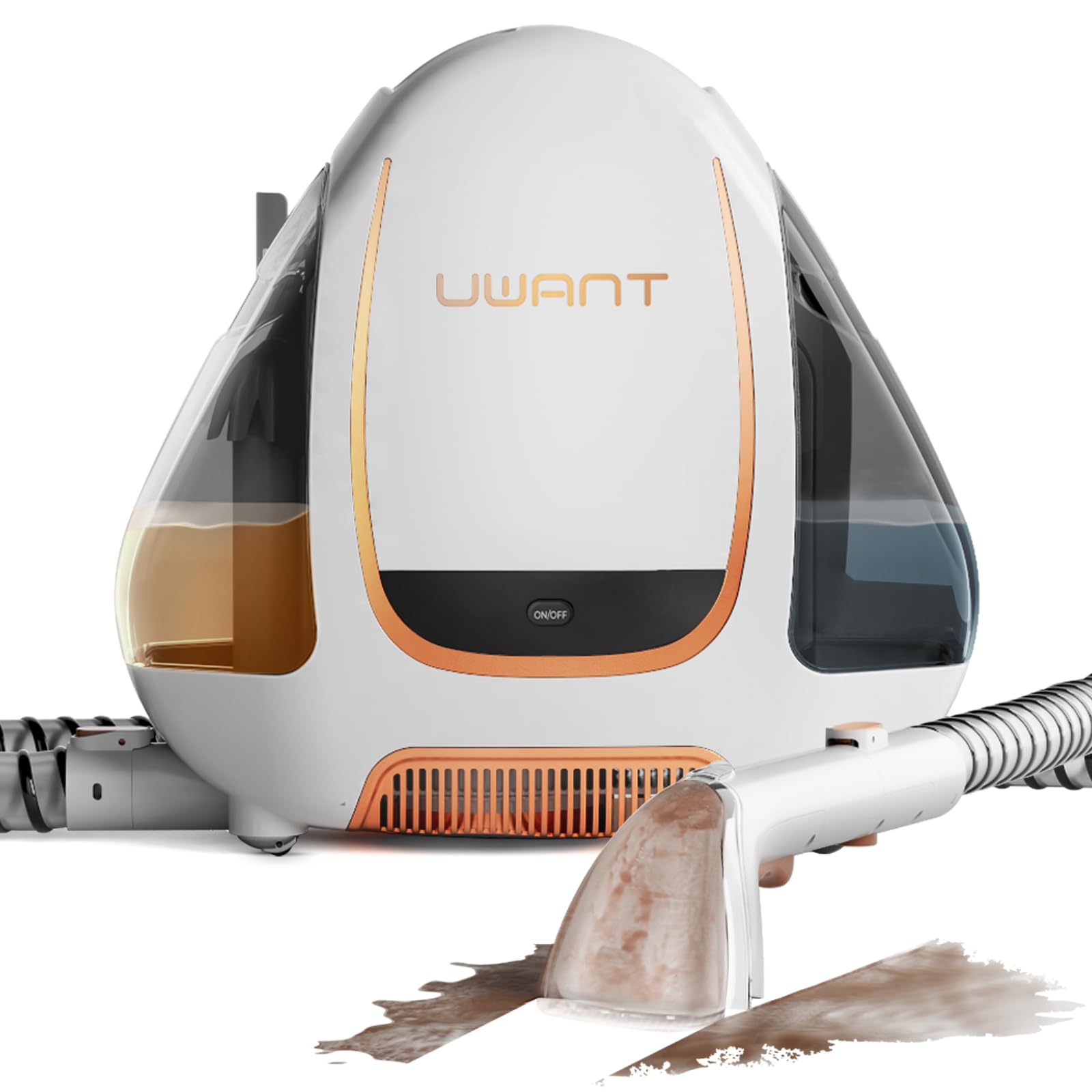 Amazon | UWANT 自動洗浄 カーペットクリーナー 強力吸引 カーペット