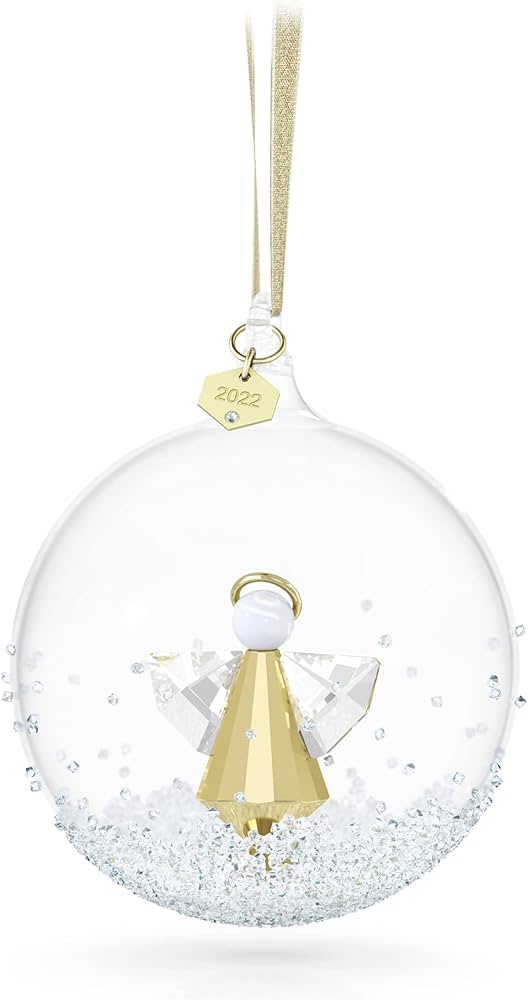 Amazon.com: SWAROVSKI 2022 Annual Editon Ball Ornament, Champagne