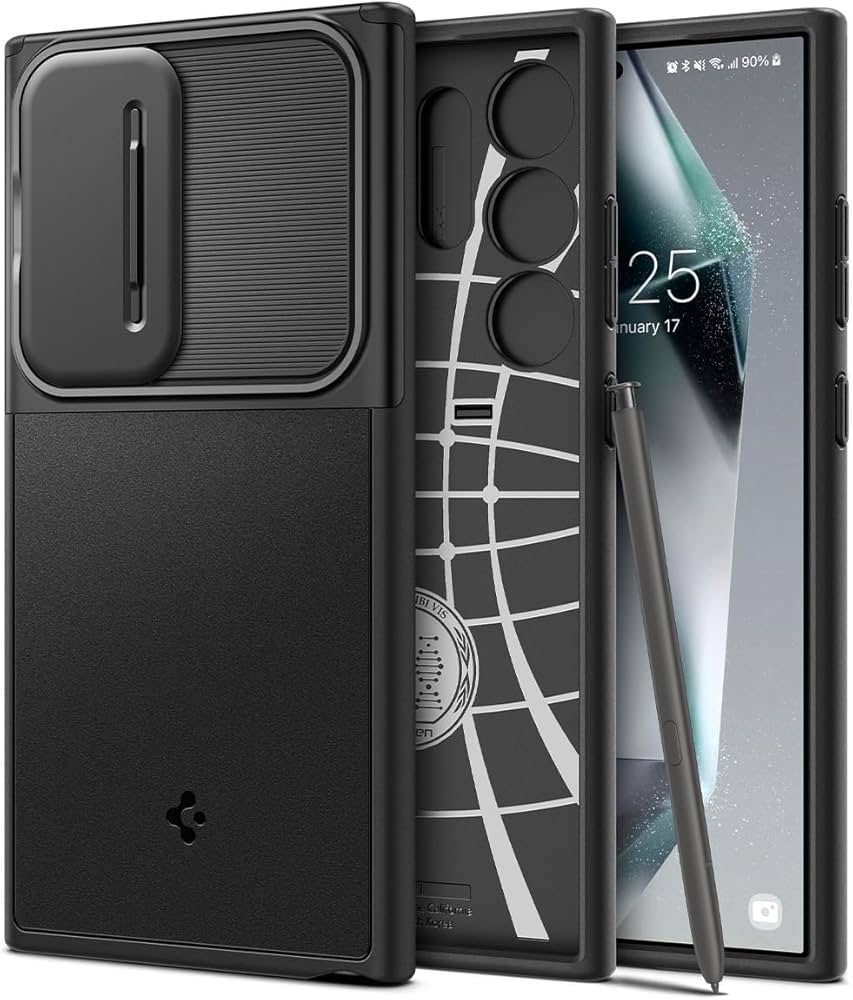 Amazon.co.jp: Spigen Galaxy S24 Ultra ケース 耐衝撃 カメラレンズ