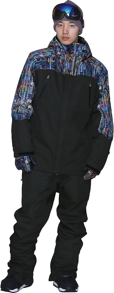 Amazon.co.jp: PONTAPES(ポンタぺス) スノボウェア スキーウェア 上下