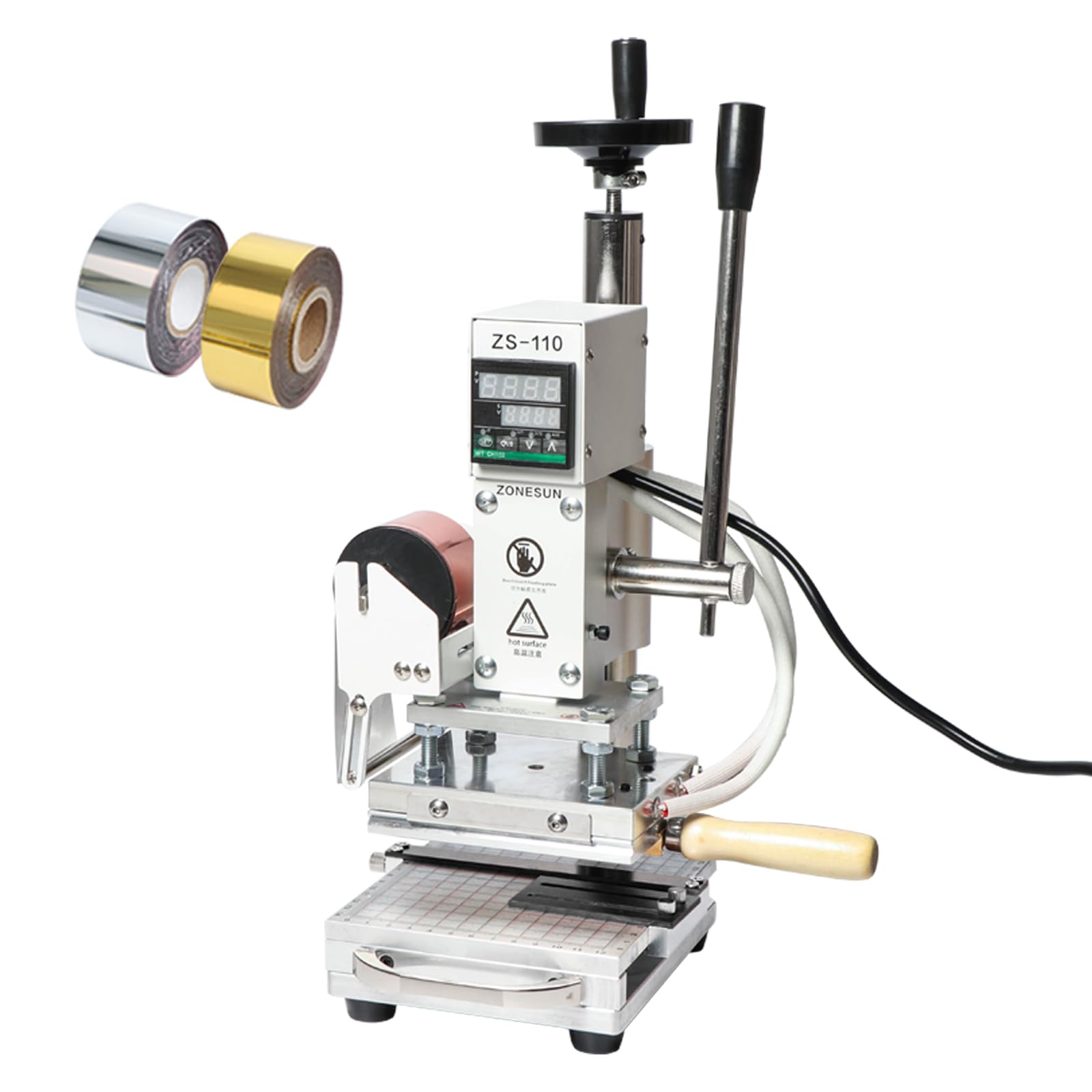 Amazon.com: ZONEPACK Hot Foil Stamping Machine with Sliding