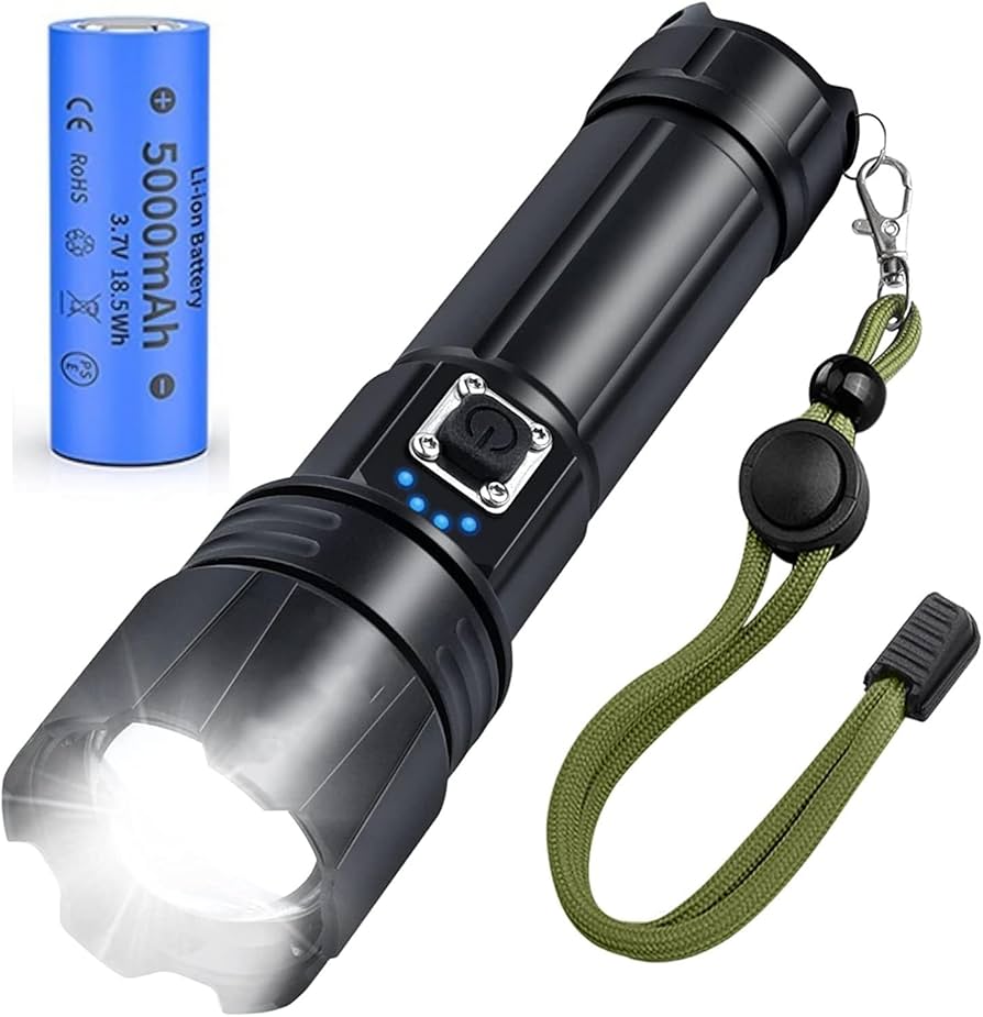 Amazon.co.jp: 超高輝度 懐中電灯 led 強力 軍用 最強Type-C双方向充電