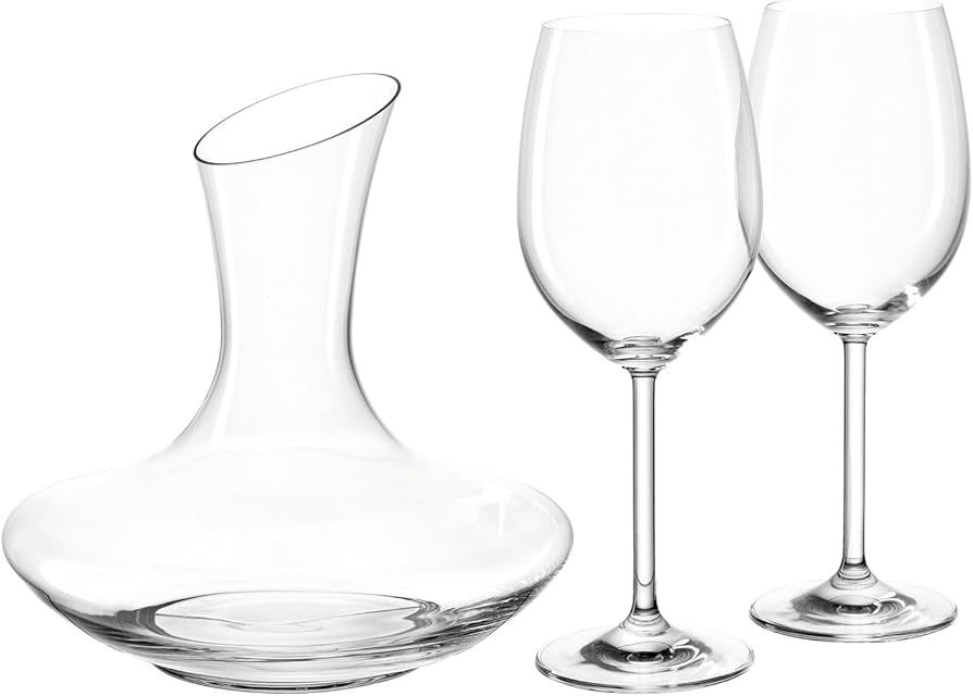Amazon｜レオナルド Trio レッドワインセット(デキャンタ 1個、グラス