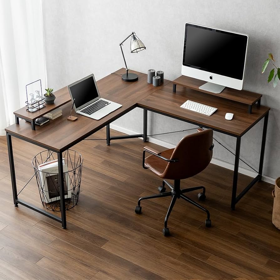 Amazon | エア・リゾーム パソコンデスク 机 おしゃれ L字型 150cm