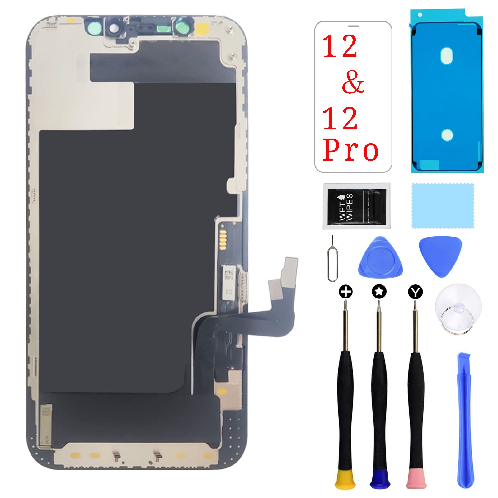Amazon.com: Csbhbin for iPhone 12/12 Pro Screen Replacement Kit