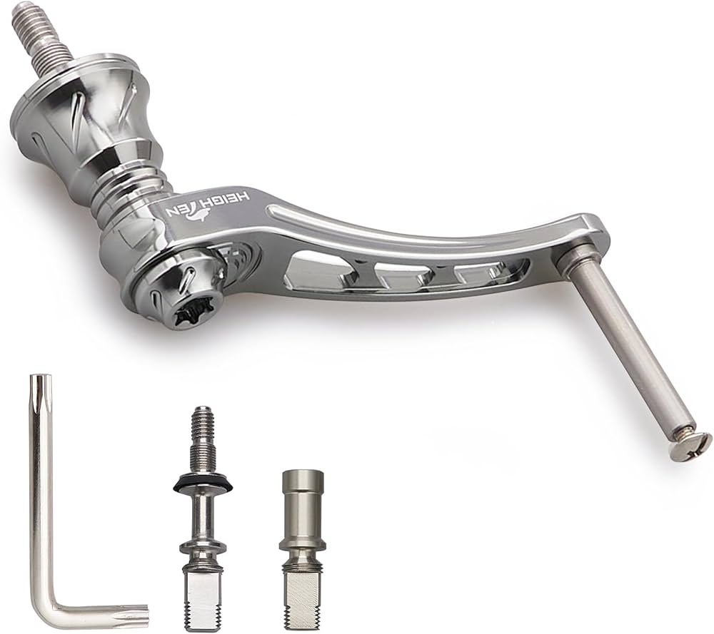 Amazon | HEIGHTEN 45-50mm可変 リール ハンドル(ノブ無し) シマノ