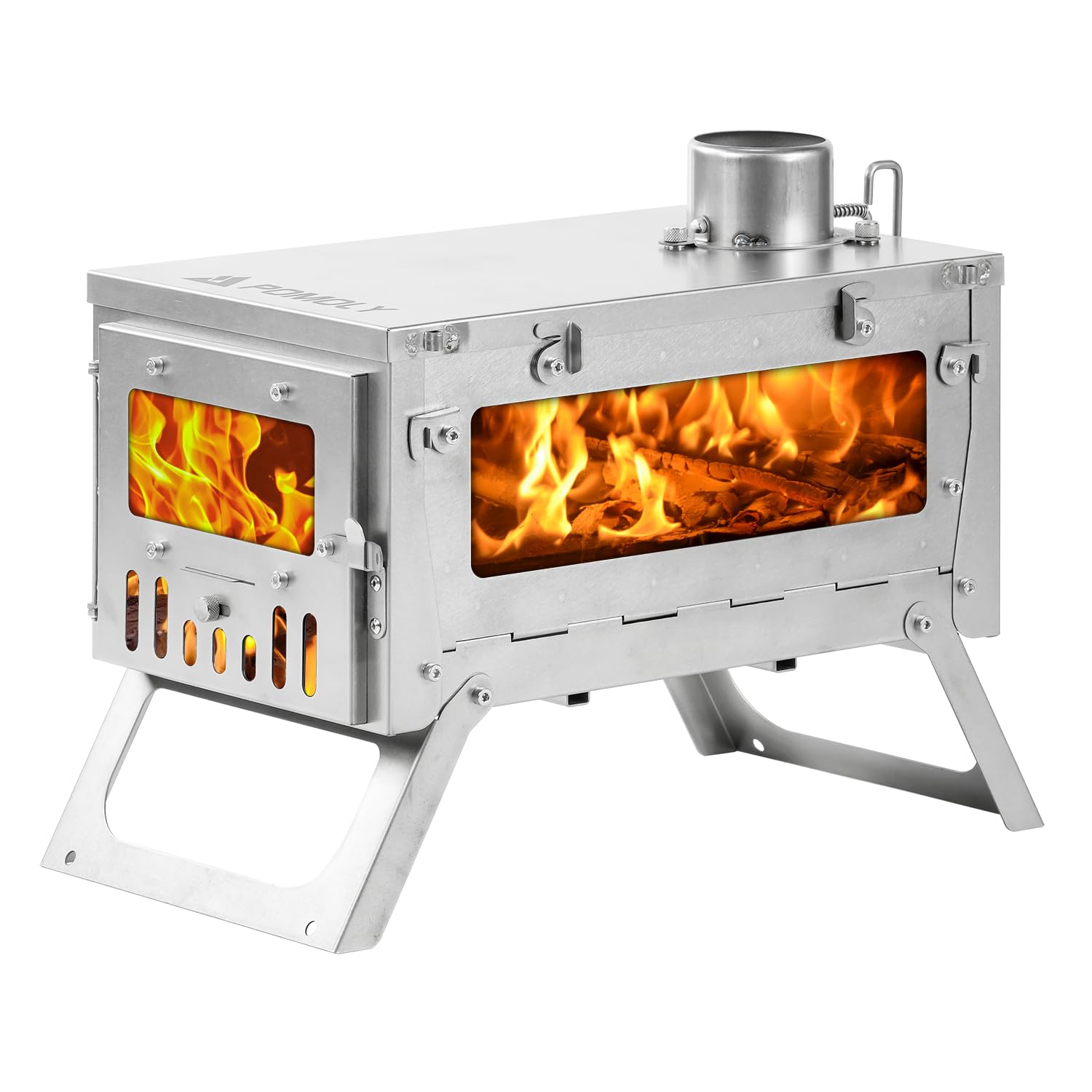 Amazon.co.jp: POMOLY Ti Mini （限定 ）チタン薪ストーブ ウード暖炉