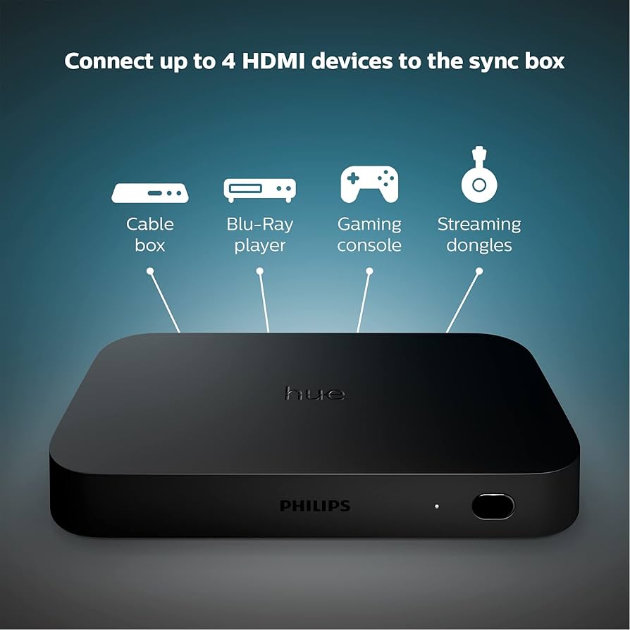 Philips Hue Play HDMI Sync Box - Requires Hue Bridge - Supports