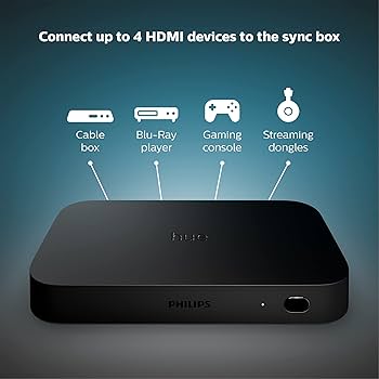 Philips Hue Play HDMI Sync Box - Requires Hue Bridge - Supports