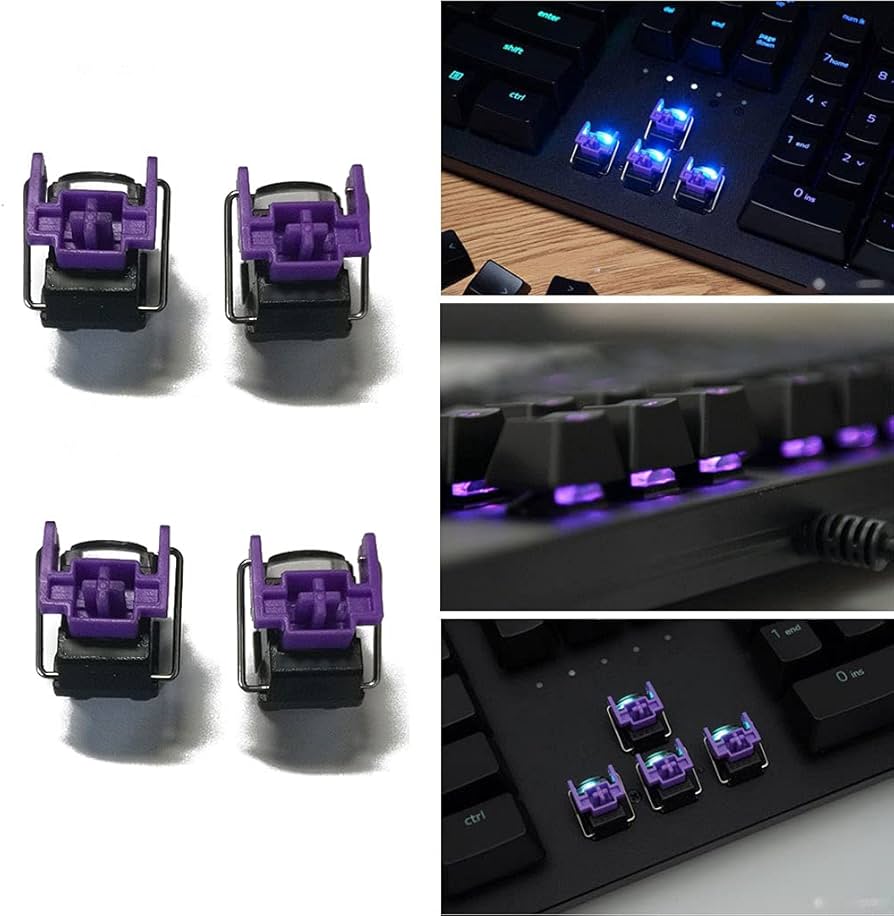 Amazon.com: Pcs Purple Optical Switches Hot Swap Switch for Razer